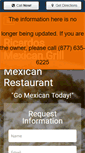 Mobile Screenshot of mexicanrestaurantbaytown.net