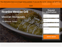 Tablet Screenshot of mexicanrestaurantbaytown.net